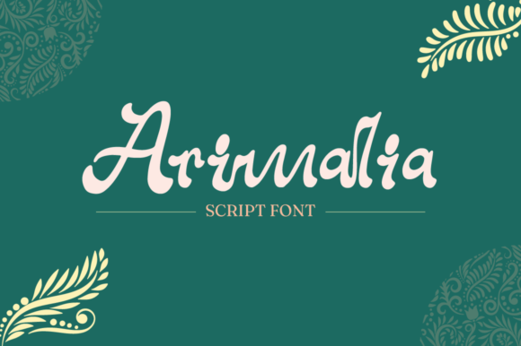 Arimalia Font: A Script Typeface for Makers and Merchants