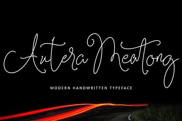 Autera Meatong: A Stylish Script Font