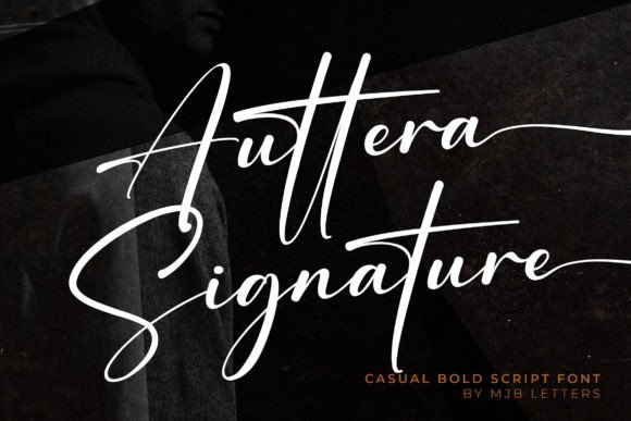 Auttera Signature: A Beautiful Script Font for Crafters and Designers