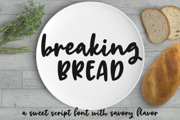 Breaking Bread: A Bold Script Font for Memorable Campaigns