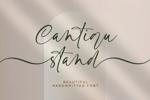 Cantiqu Stand Font Review