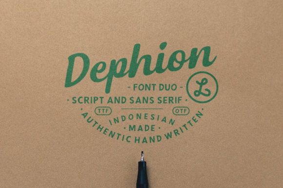Dephion Font for Web Design