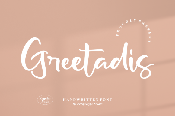 Greetadis Font for Business Branding