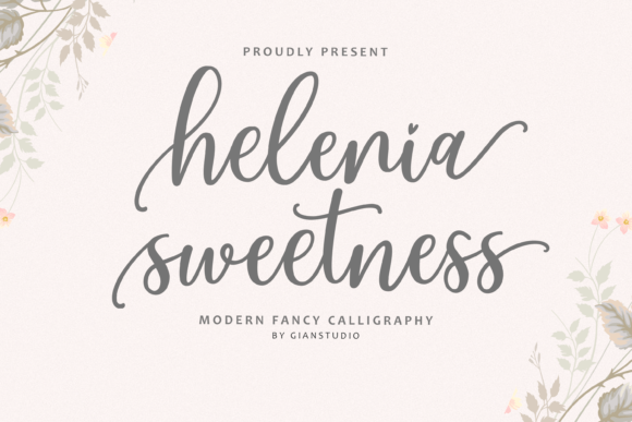 Helenia Sweetness Font for Modern Web Design and Branding