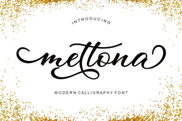 Mettona Font: A Feminine Script for Crafting and Commercial Projects