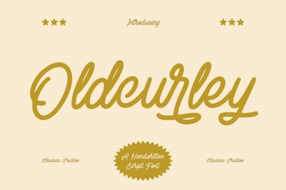 Oldcurley: Vintage Script Font for Business Branding