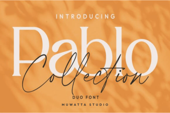 Pablo Duo: A Script and Serif Font for Editorial Elegance
