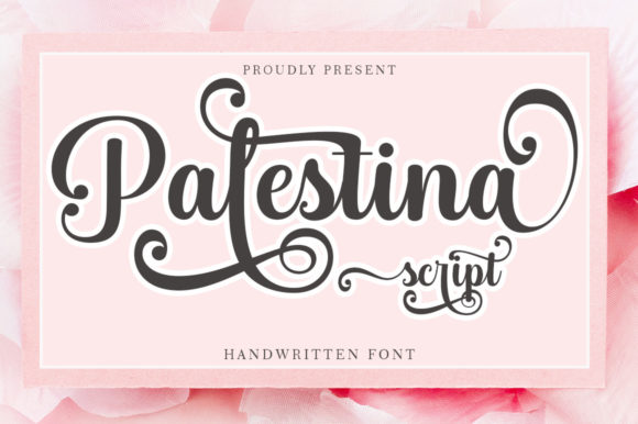 Palestina Font for Creative Publishing