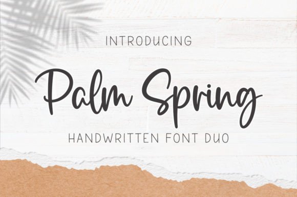 Palm Spring Font for Chic and Cheery Web Design