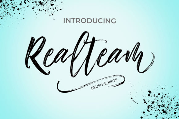 Realteam Font for Creative Projects