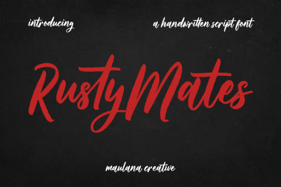Rusty Mates Font for Creative Brands