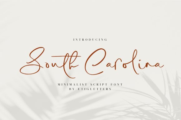 South Carolina Font for Creative Projects