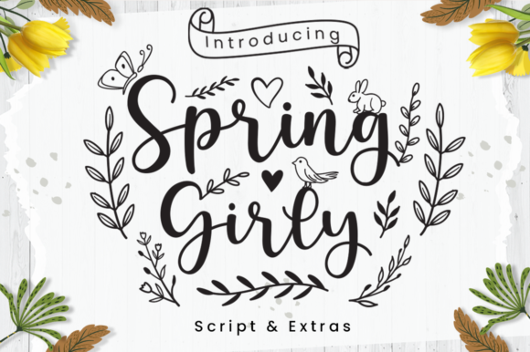 Spring Girly Font for Elegant Design