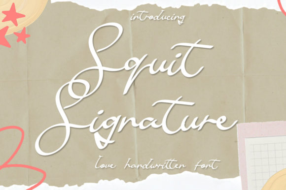Squit Signature Font for Creative Campaigns