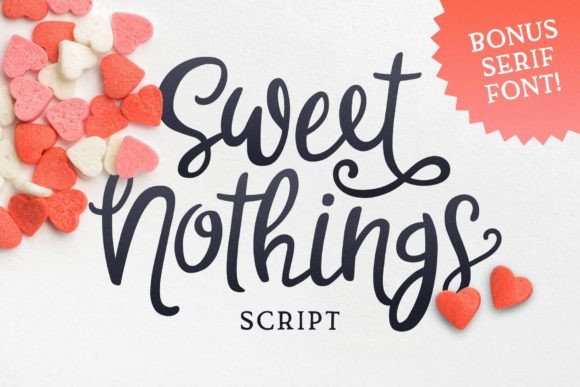 Sweet Nothings Font for Web Design