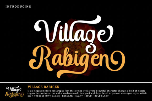 Village Rabigen Font for Elegant Branding