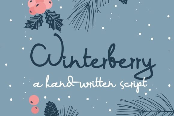 Winterberry Font for Web Design
