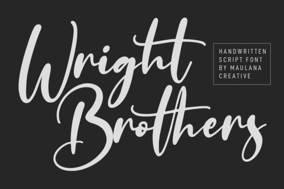 Wright Brothers Font for Web Design